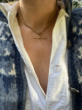 Load image into Gallery viewer, Antique 9ct Roller Ball Curb Link Chain