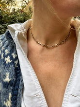 Load image into Gallery viewer, c. 1900 Antique Flat Link Chain