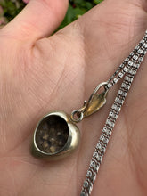 Load image into Gallery viewer, c. 1890 Turquoise Heart Pendant & Chain