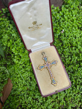 Load image into Gallery viewer, Victorian Micro Mosaic Cross