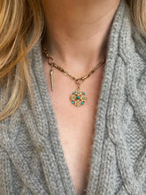 Load image into Gallery viewer, c. 1900 15 ct, Pearl & Turquoise Pendant