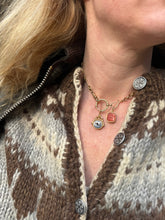 Load image into Gallery viewer, c. 1900 Bloodstone Heron and Carnelian Intaglio Spinner Fob
