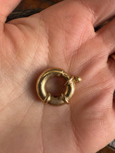 Load image into Gallery viewer, c. 1900 Chubby 9ct Bolt Ring Clasp or Connector
