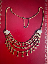 Load image into Gallery viewer, c. 1925 18ct and Enamel Egyptian Revival Collar Necklace
