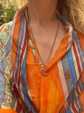 Load image into Gallery viewer, Vintage 9ct Gold Diamond and Ruby Crescent Moon Pendant
