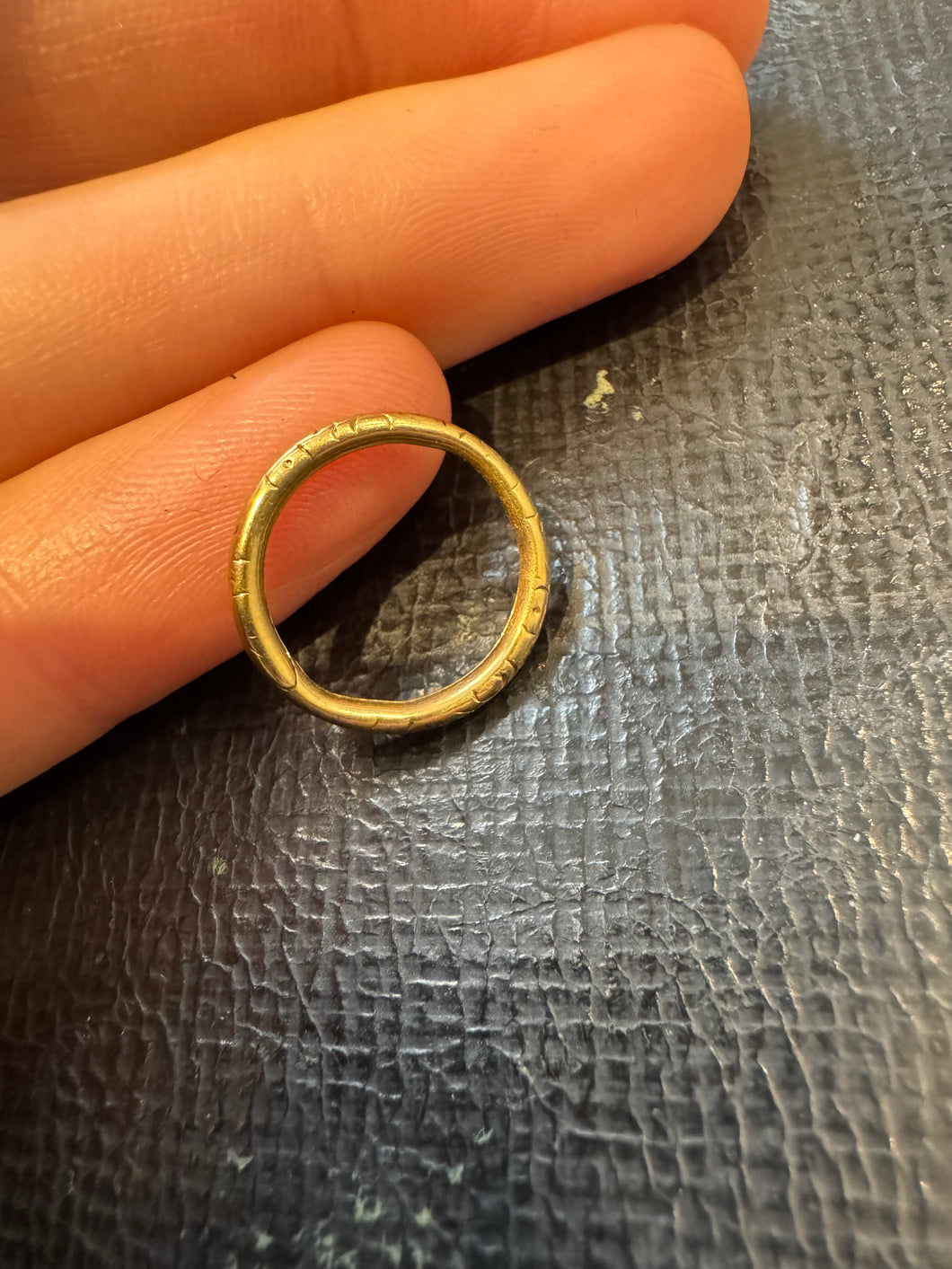 9ct Georgian Split Ring