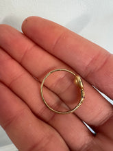 Load image into Gallery viewer, Vintage 18ct Gold &amp; Rose Cut Diamond Ouroboros Snake Ring
