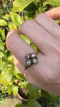 Load image into Gallery viewer, c.1830 Georgian 18ct Gold and Rose Cut Diamond Quatrefoil Cluster Ring

