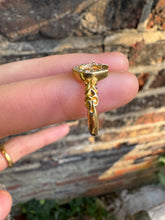 Load image into Gallery viewer, c. 1867 18ct Lucky 13 Diamond Horseshoe Ring
