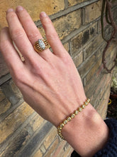 Load image into Gallery viewer, Vintage 18ct and Diamond Bezel Set Bubble or Tennis Bracelet
