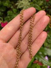 Load image into Gallery viewer, Antique 15ct Fancy Link Chain with Barrel Clasp
