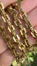 Load image into Gallery viewer, c. 1900 9ct Star Link Chain

