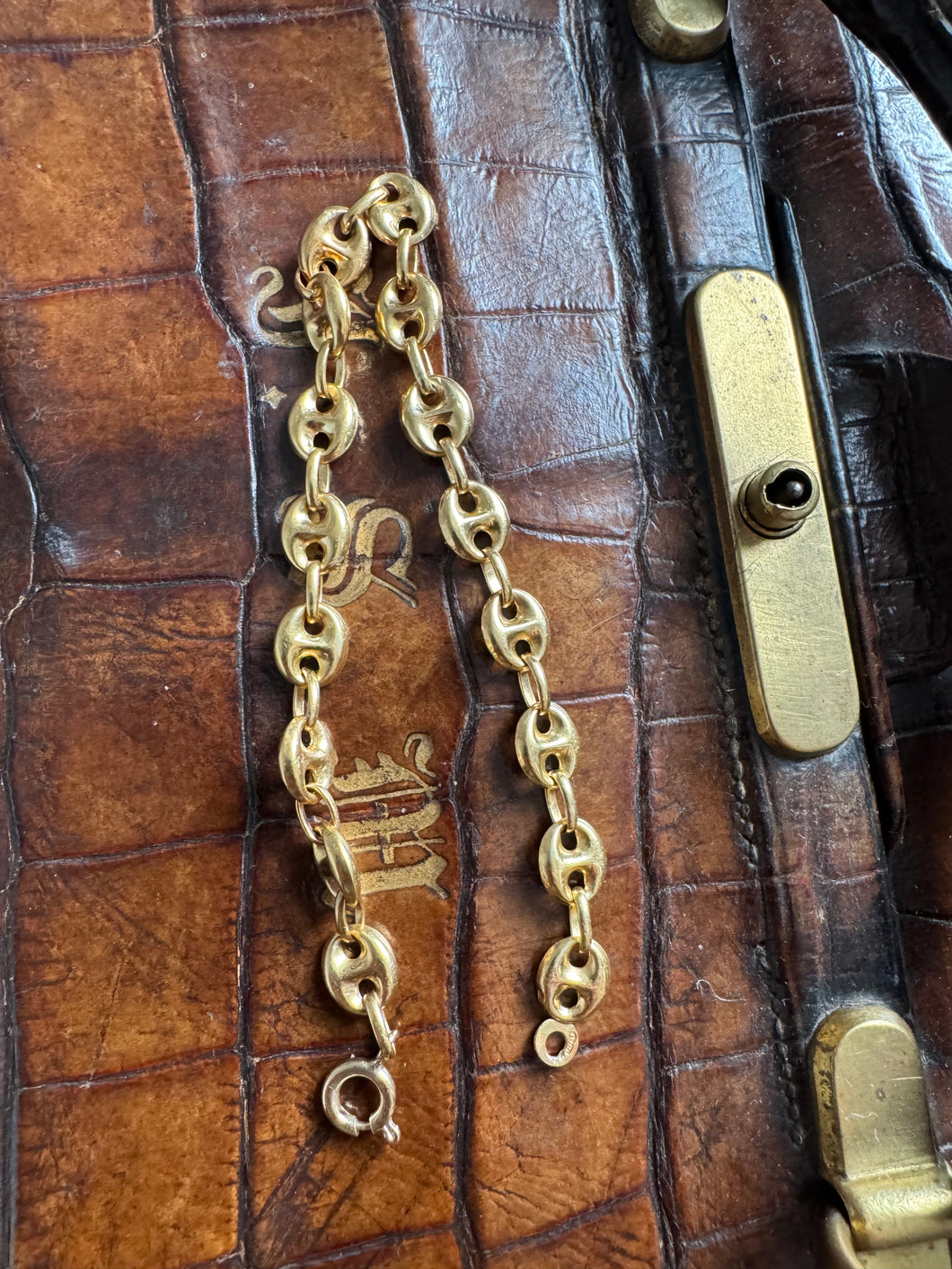 Vintage 9ct Mariner Bracelet