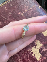 Load image into Gallery viewer, Vintage 18ct Gold &amp; Rose Cut Diamond Ouroboros Snake Ring
