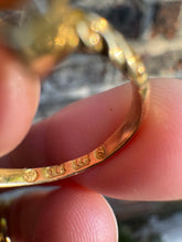 Load image into Gallery viewer, c. 1867 18ct Lucky 13 Diamond Horseshoe Ring
