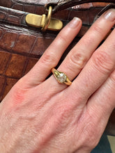 Load image into Gallery viewer, c. 1910 18ct and Old Mine Cushion Cut Solitaire
