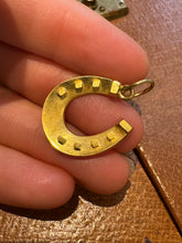 Load image into Gallery viewer, c. 1900 Large Horseshoe Pendant
