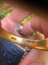 Load image into Gallery viewer, c. 1900 18ct Gold, Diamond and Enamel Mourning Band Ring
