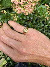Load image into Gallery viewer, c. 1910 18ct ct &amp; Diamond Signet Ring

