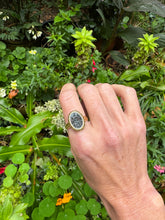 Load image into Gallery viewer, c. 1910 Bloodstone Intaglio Signet Ring
