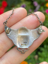 Load image into Gallery viewer, c. 1906 Charles Horner Bat Enamel Bat Pendant
