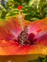 Load image into Gallery viewer, Antique Floral Sprig Garnet Ring
