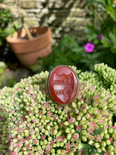 Load image into Gallery viewer, Gobstopper Antique Carnelian Intaglio Seal Ring
