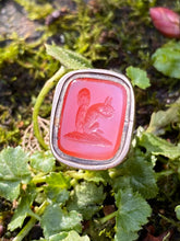 Load image into Gallery viewer, Victorian Carnelian Squirrel Intaglio Seal/Fob
