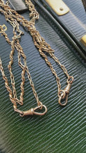 Load and play video in Gallery viewer, Antique Fancy Link Split Long Guard Chain (2 Available)
