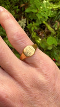 Load and play video in Gallery viewer, 22ct “A” Signet Ring Dated to 1887
