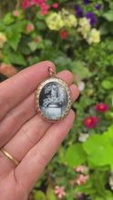 Load and play video in Gallery viewer, Victorian 9ct Back &amp; Front Mourning Locket
