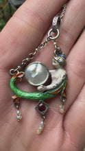 Load and play video in Gallery viewer, c. 1880 Austro Hungarian Mermaid Pendant and Chain
