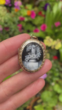 Load and play video in Gallery viewer, Victorian 9ct Back &amp; Front Mourning Locket
