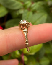 Load image into Gallery viewer, Edwardian Rose Cut Solitaire Ring
