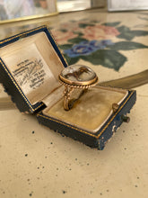 Load image into Gallery viewer, Victorian Essex Crystal Horse &amp; Jockey Ring
